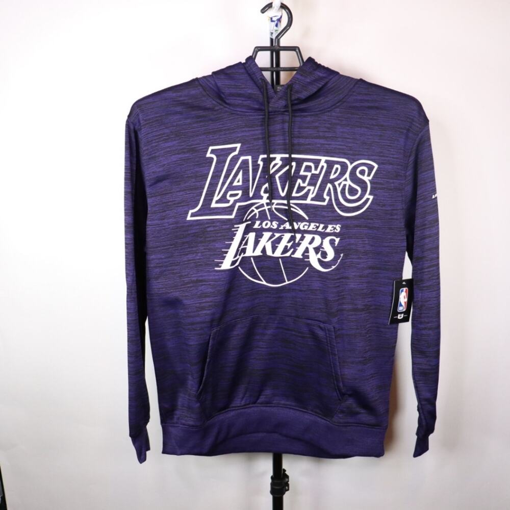 NEW NBA Los Angeles Lakers Logo Hoodie Mens Purple Size L